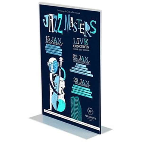 T - Menykorth&aring;llare vertikal - A6 - 10,5x14,8 cm