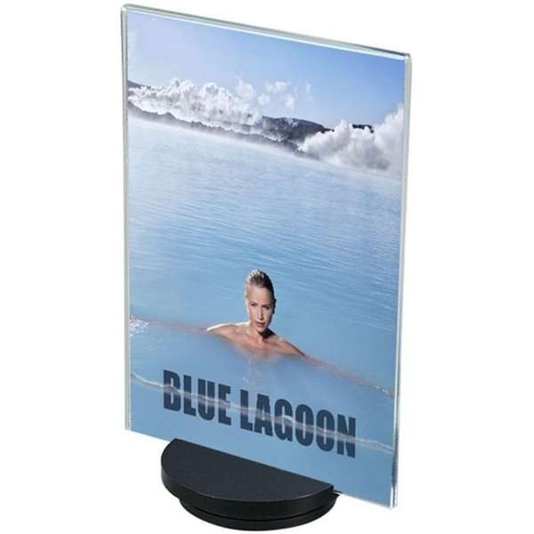 Turn Menuställ vertikal svart - A5 - 14,8x21 cm - svart