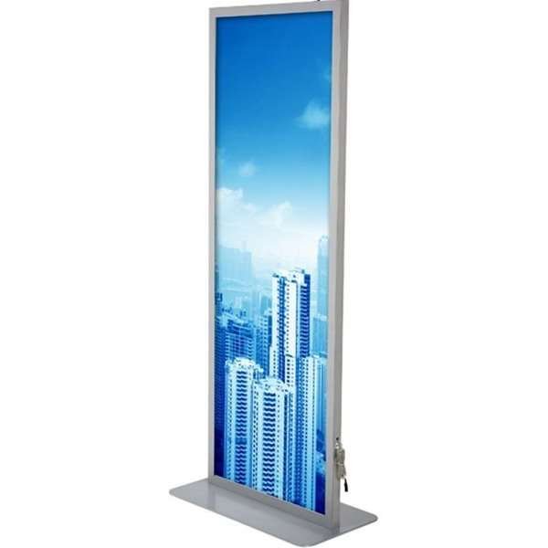 Totem LED display dubbelsidig 59,4 x 168 cm