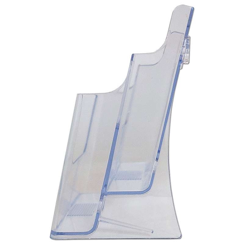 Bords- och v&auml;ggdispenser, broschyrh&aring;llare i akryl, 2 x A5