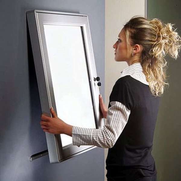 Förvaringsskåp Magnetisk med lås - 4xA4