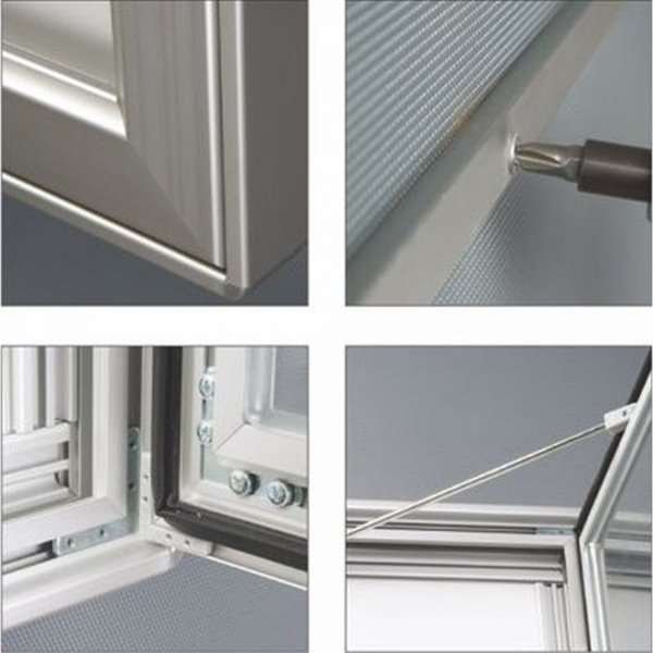 Förvaringsskåp Magnetisk med lås - 4xA4