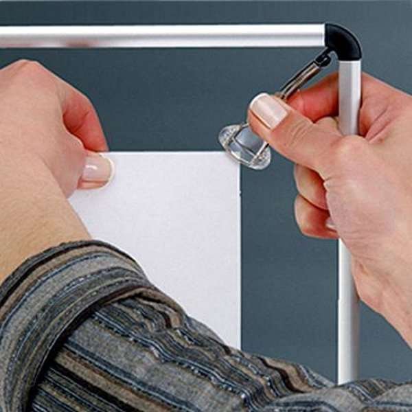 Posterbåre Affischram dubbelsidig - A1 - silver