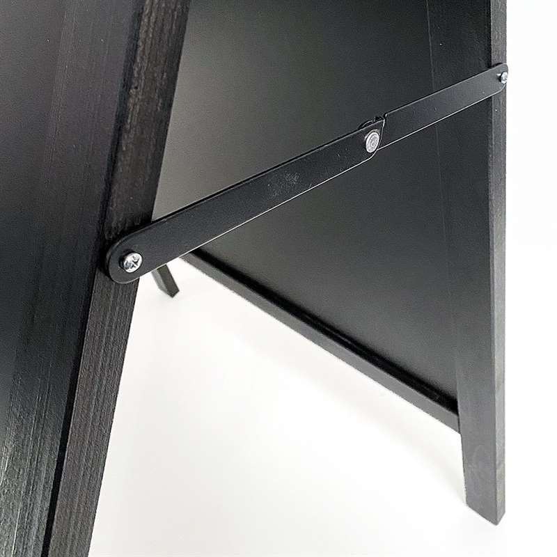 Wooden Griffelställ - Gatupratare Griffeltavla 59x78cm svart bets