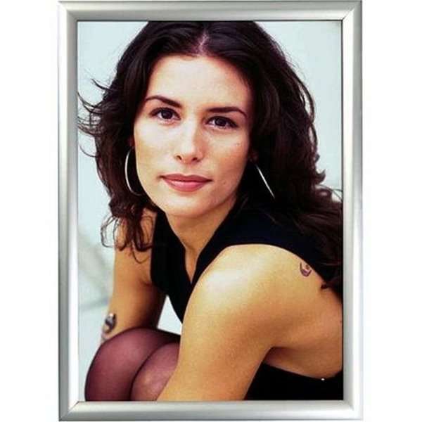 Fönster Alu snäppram dubbelsidig - 25 mm - A4 - silver