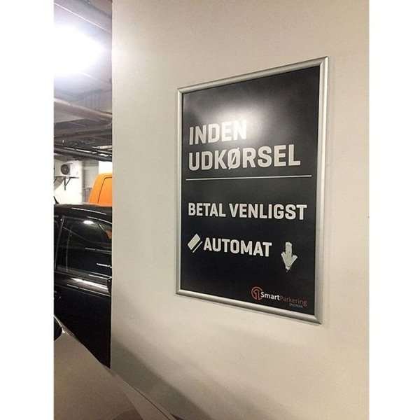 Opti Alu sn&auml;ppramar - 25 mm - A3 - silver