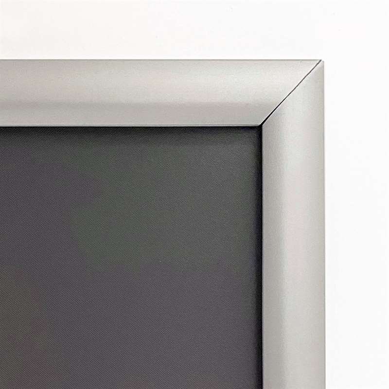 Alu sn&auml;ppramar, silver, 20 mm profil, 70 x 100 cm