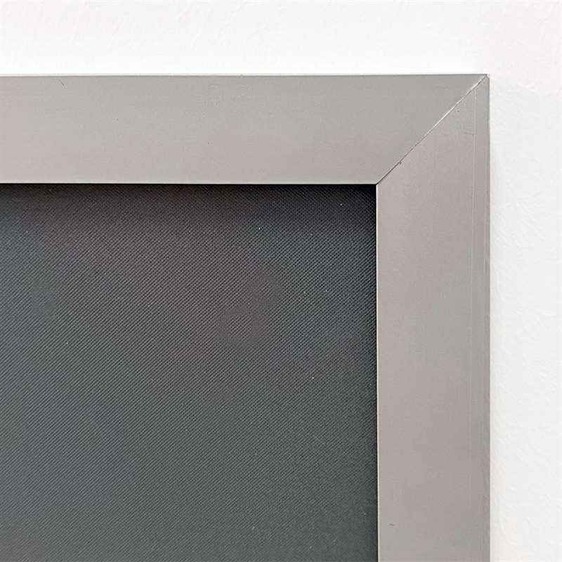 Alu snäppramar, silver, 20 mm plan profil, A2