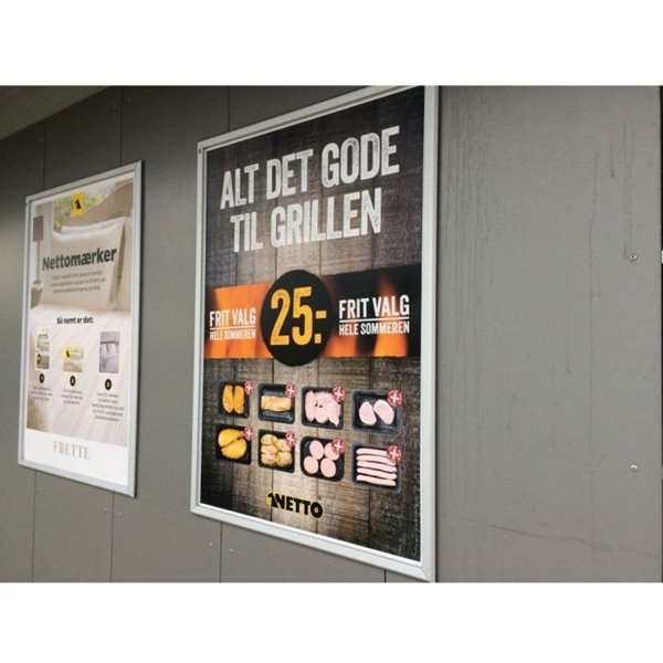 Alu sn&auml;ppramar - 32 mm - A3 - silver