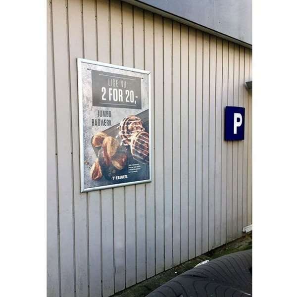 Alu snäppramar - 30 mm - A4 - silver