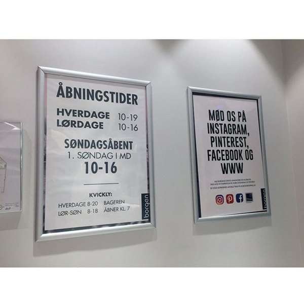 Alu snäppramar - 15 mm - 50x70 cm - silver