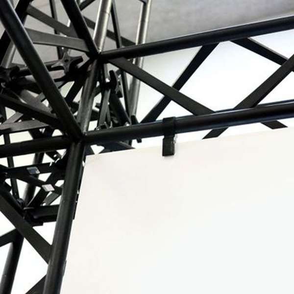 Crown Truss 15 Banner Wall - Svart