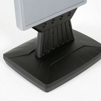 Plast Board with Foot - sort vandtank - sølv top