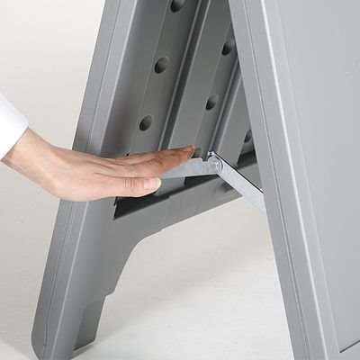 Compact A- board Gatupratare, mini, gult