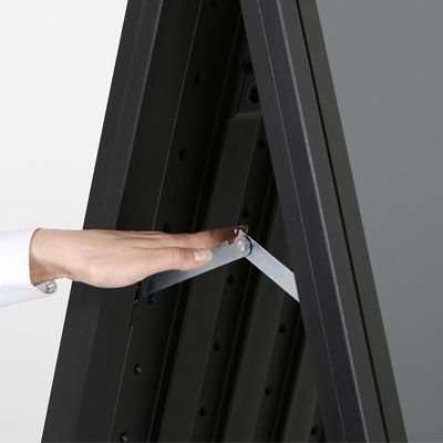 Compact plast A- ställ, A1 sort