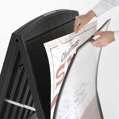 Compact plast A- ställ, A1 sort