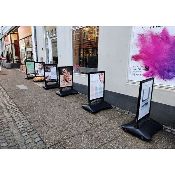 Wind-Sign Waterbase Budget Gatupratare - 70x100 cm - svart