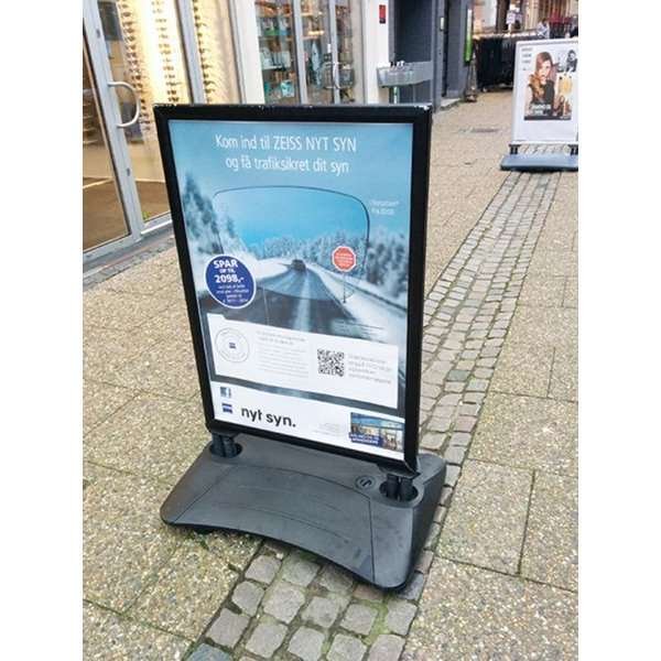 Wind-Sign Waterbase Budget Gatupratare - 70x100 cm - svart