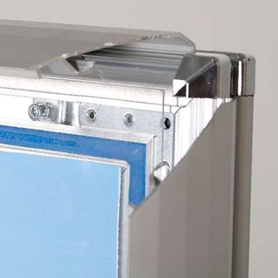 Wind-Line Basic Trottoarpratare - 50x70 cm - silver