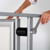 Wind-Line Basic Trottoarpratare - 50x70 cm - silver #9