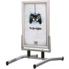 Wind-Line Lux Trottoarpratare - 70x100 cm - silver #5