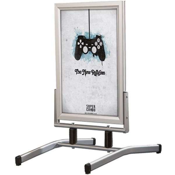 Wind-Line Lux Trottoarpratare - 70x100 cm - silver