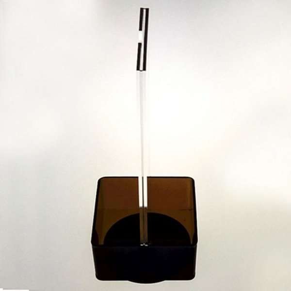 Salt & Peppar Menyhållare vertikal - 2xM65 Flyer - 9,9x21 cm - svart