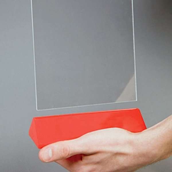 Pyramid Menu korthållare vertikal - M65 Flyer - 9,9x21 cm - svart