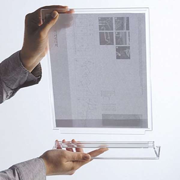 Upprätt Menykorthållare vertikal - A6 - 10,5x14,8 cm