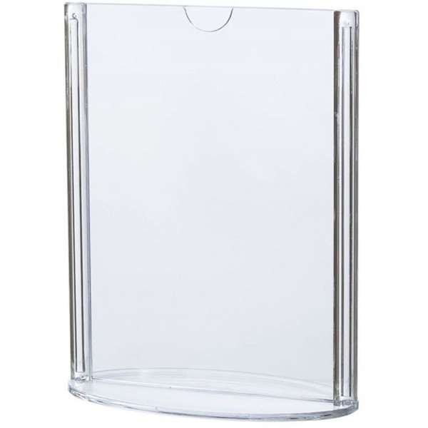 Oval Menykorth&aring;llare vertikal - A6 - 10,5x14,8 cm