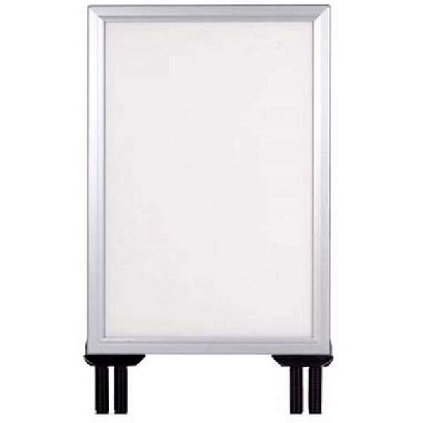 Wind-Line Budget Fj&auml;derst&auml;ll Trottoarpratare - 50x70 cm - silver