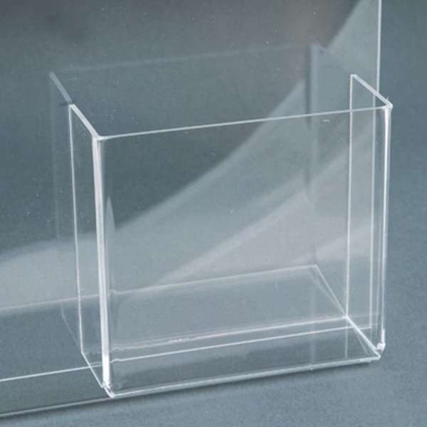 L - Menykorthållare A4 med hållare för visitkort horisontellt