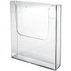 Akryl Broschyrh&aring;llare f&ouml;r v&auml;gg - vertikal - A5 - 14,8x21 cm #2