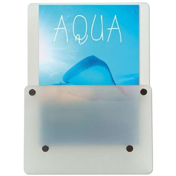 Frostad broschyrh&aring;llare f&ouml;r bord vertikal - A4 - 21x29,7 cm