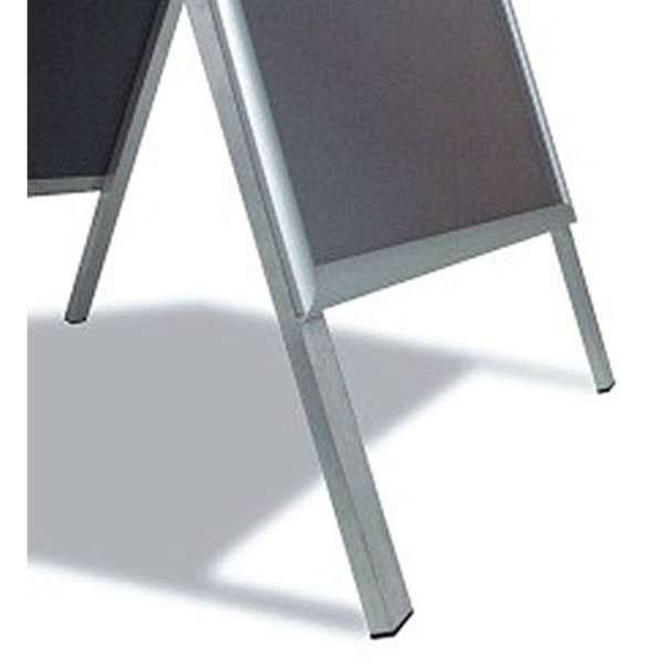 Alu-Line Budget Gatupratare , för inomhusbruk, 50 x 70 cm, silver