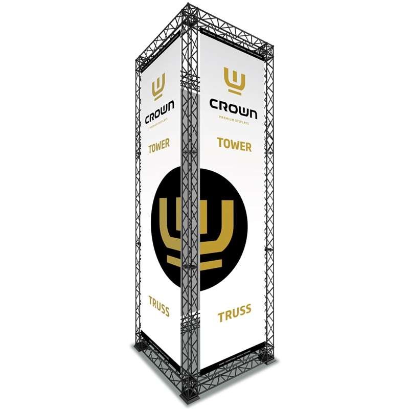 Crown Truss 10 Tower - Svart