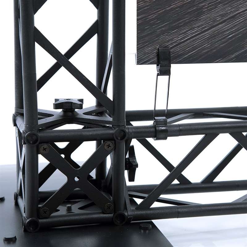 Crown Truss 10 3-delad vägg - svart