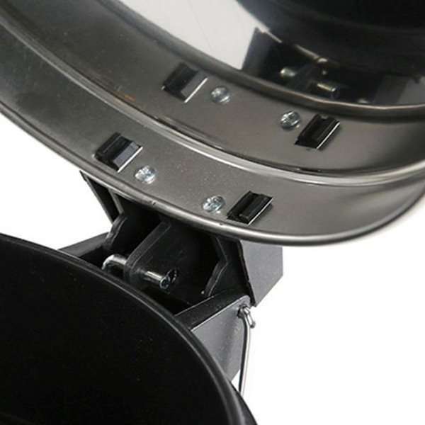 Pedal papperskorg, 20 L - Silver