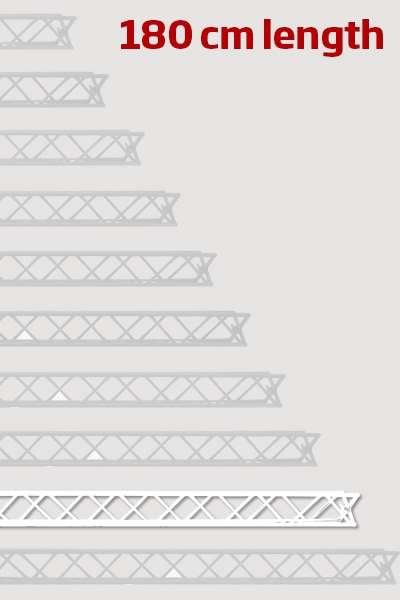 CROWN TRUSS 10x10, Modul 180cm - vit