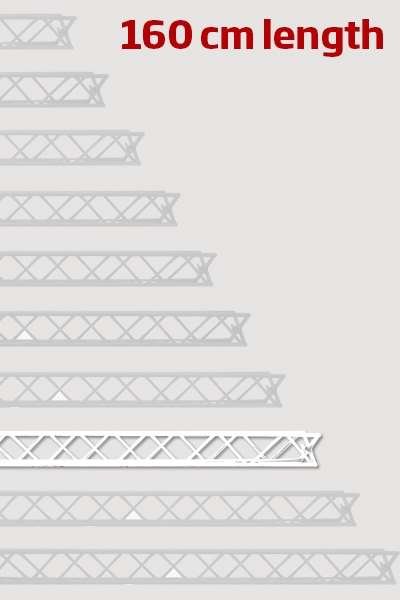 CROWN TRUSS 10x10, Modul 160cm - vit