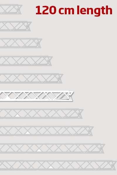 CROWN TRUSS 10x10, Modul 120cm - vit