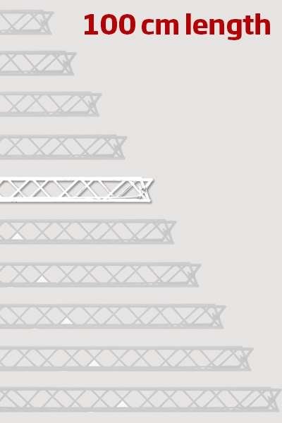 CROWN TRUSS 10x10, Modul 100cm - vit