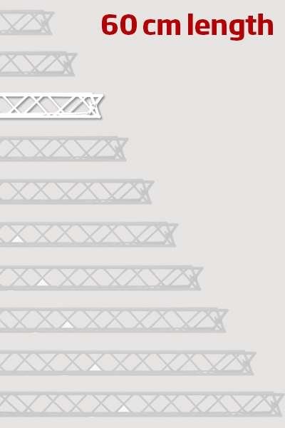 CROWN TRUSS 10x10, Modul 60cm - vit