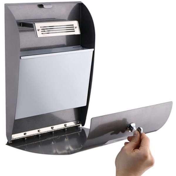 Askkopp Konvex I Grå