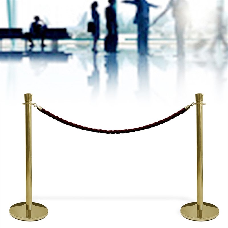 Svart rep för spärrstolpe