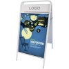 Expo Sign Gatuställ/Easy Sign Gatupratare - 50x70 cm - vit #5