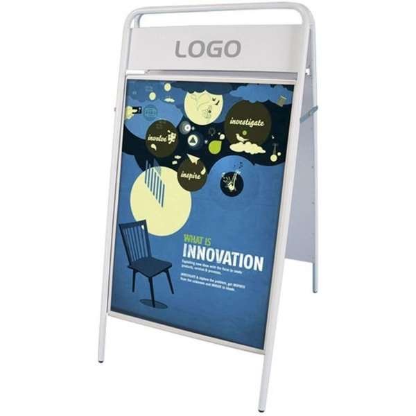 Expo Sign Gatuställ/Easy Sign Gatupratare - 50x70 cm - vit