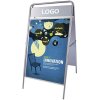 Expo Sign Gatuställ/Easy Sign Gatupratare - 70x100 cm - silver #2