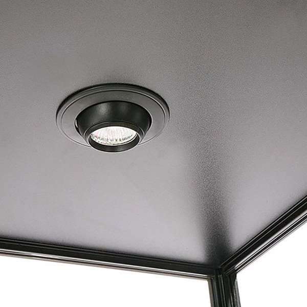 Vitrin vitrinskåp - Showcase Tower Solo glasmonter med LED-ljus och lås - svart