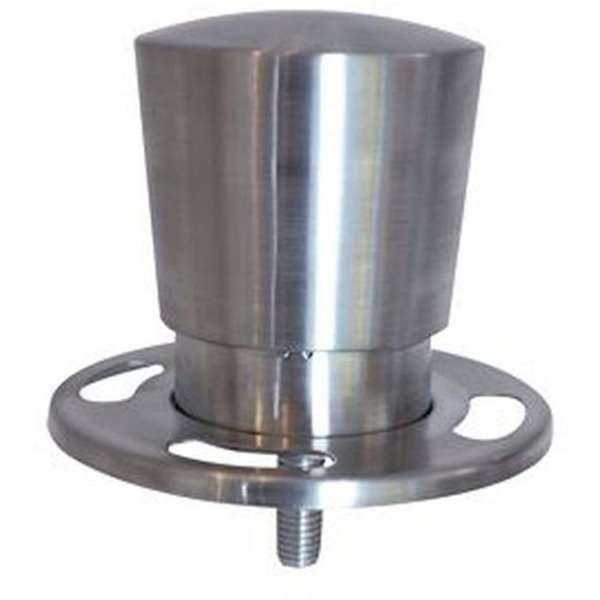 Fäste för banderollstång i stål